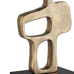 Настольная лампа с фигурным каркасом и прямоугольным тканевым абажуром Brutalist Profile варинант исполнения - 1 | Loft Concept в Барнауле