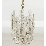 Подвесной светильник декорированный цветами из стекла Lightness of Flowers варинант исполнения - 3 | Loft Concept в Барнауле