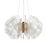 Люстра с декором в виде крупных рельефных лепестков 80 см Ethereal Bloom варинант исполнения - 1 | Loft Concept в Барнауле