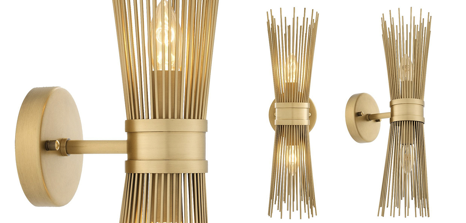 Бра Eichholtz Wall Lamp Romeo Double Бра Eichholtz Wall Lamp Romeo Double - Loft-Concept в Барнауле