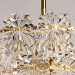 Люстра многоярусная с объемными прозрачными цветами Hanging Flowers варинант исполнения - 6 | Loft Concept в Барнауле