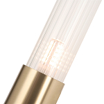 Бра с вытянутым рифленым стеклянным плафоном цилиндрической формы Trumpet tube варинант исполнения - 3 | Loft Concept в Барнауле