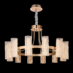 Люстра круглая с текстурными цилиндрическими плафонами Glimpse варинант исполнения - 6 | Loft Concept в Барнауле