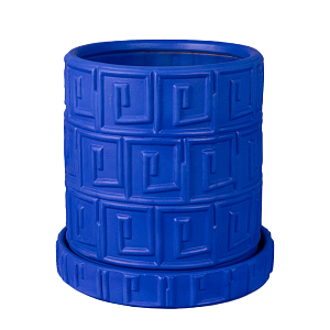 Цветочный горшок Seletti Greca Blue