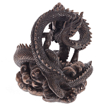 Декоративная статуэтка Дракон Fuzanglong Dragon Dark Bronze Statuette варинант исполнения - 4 | Loft Concept в Барнауле