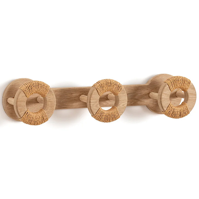 Деревянная настенная вешалка Alma Wood Hanger Древесина Деревянная настенная вешалка Alma Wood Hanger Древесина в Барнауле | Loft Concept