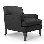 Мебельная ткань Шенилл черный цвет 138 см T4-35 варинант исполнения - 5 | Loft Concept в Барнауле