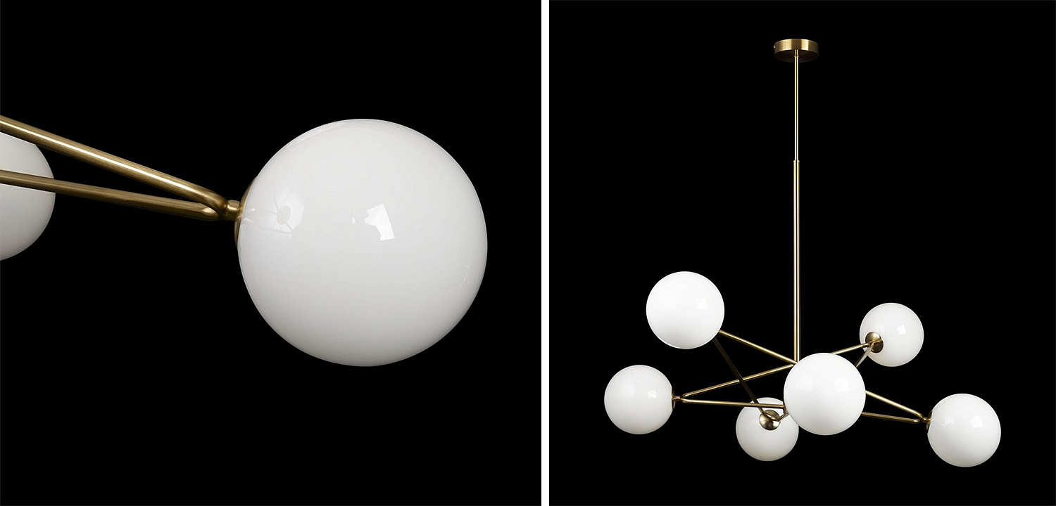 Люстра Chandelier Constellation Orbs White Люстра Chandelier Constellation Orbs White - Loft-Concept в Барнауле