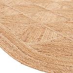 Ковер из джута квадратный с закругленными краями Atlas варинант исполнения - 2 | Loft Concept в Барнауле