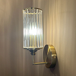 Бра с цилиндрическим рифленым стеклянным плафоном Jeanette варинант исполнения - 5 | Loft Concept в Барнауле