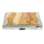 Портсигар с газовой зажигалкой из натурального камня Оникс Stone Cigarettes Cases варинант исполнения - 5 | Loft Concept в Барнауле