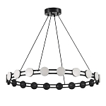 Люстра кольцевая с круглыми светодиодными источниками света Maxine Light варинант исполнения - 3 | Loft Concept в Барнауле