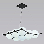 Люстра подвесная с 9-ю плафонами в форме шара Yarvi варинант исполнения - 4 | Loft Concept в Барнауле