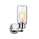 Бра с цилиндрическим прозрачным плафоном из стекла с пузырьками Elstead Lighting варинант исполнения - 1 | Loft Concept в Барнауле