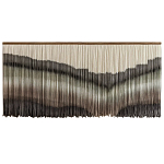 Пейзаж из нитей Макраме Wall decor Black and White Landscape варинант исполнения - 6 | Loft Concept в Барнауле