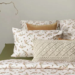 Чехол на подушку с макраме бежевого цвета Macrame варинант исполнения - 6 | Loft Concept в Барнауле