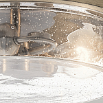 Потолочный светильник с прозрачным стеклянным плафоном с эффектом пузырьков Kichler варинант исполнения - 4 | Loft Concept в Барнауле