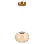 Подвесной светильник с янтарным рифленым стеклянным плафоном Ferm Living варинант исполнения - 2 | Loft Concept в Барнауле