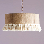 Люстра круглая плетеная с кисточками Solar Glow варинант исполнения - 6 | Loft Concept в Барнауле