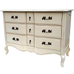 Комод бежевый в стиле Прованс Montmartre Provence Beige Wide варинант исполнения - 2 | Loft Concept в Барнауле