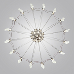 Люстра подвесная из металла с прозрачными подвесками из хрусталя Quasar 93 варинант исполнения - 11 | Loft Concept в Барнауле