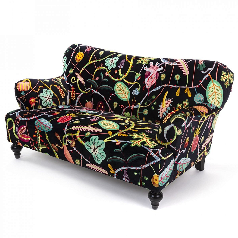 Диван Seletti Botanical Diva Sofa Black Черный Мульти Диван Seletti Botanical Diva Sofa Black Черный Мульти в Барнауле | Loft Concept