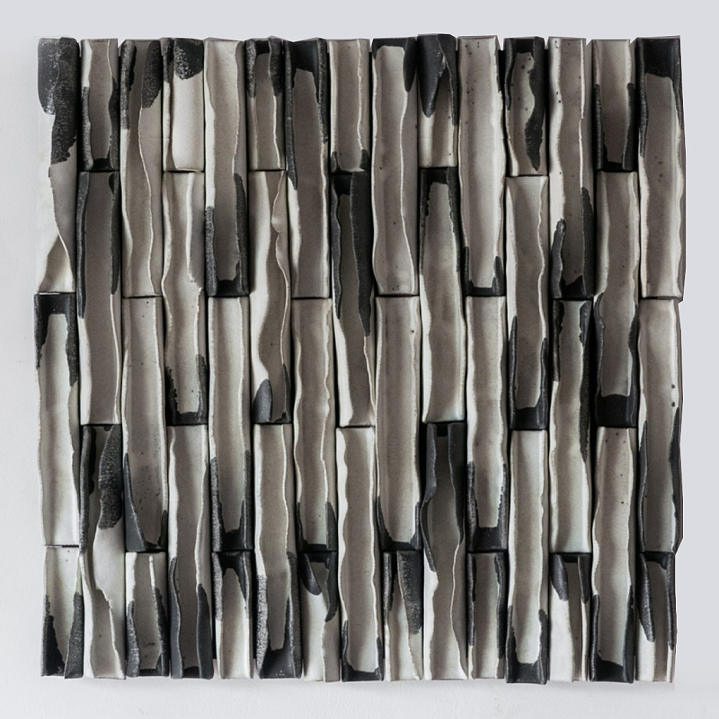 Объемное фактурное панно Metropolis Graphite Grey Серый бетон в Барнауле | Loft Concept 