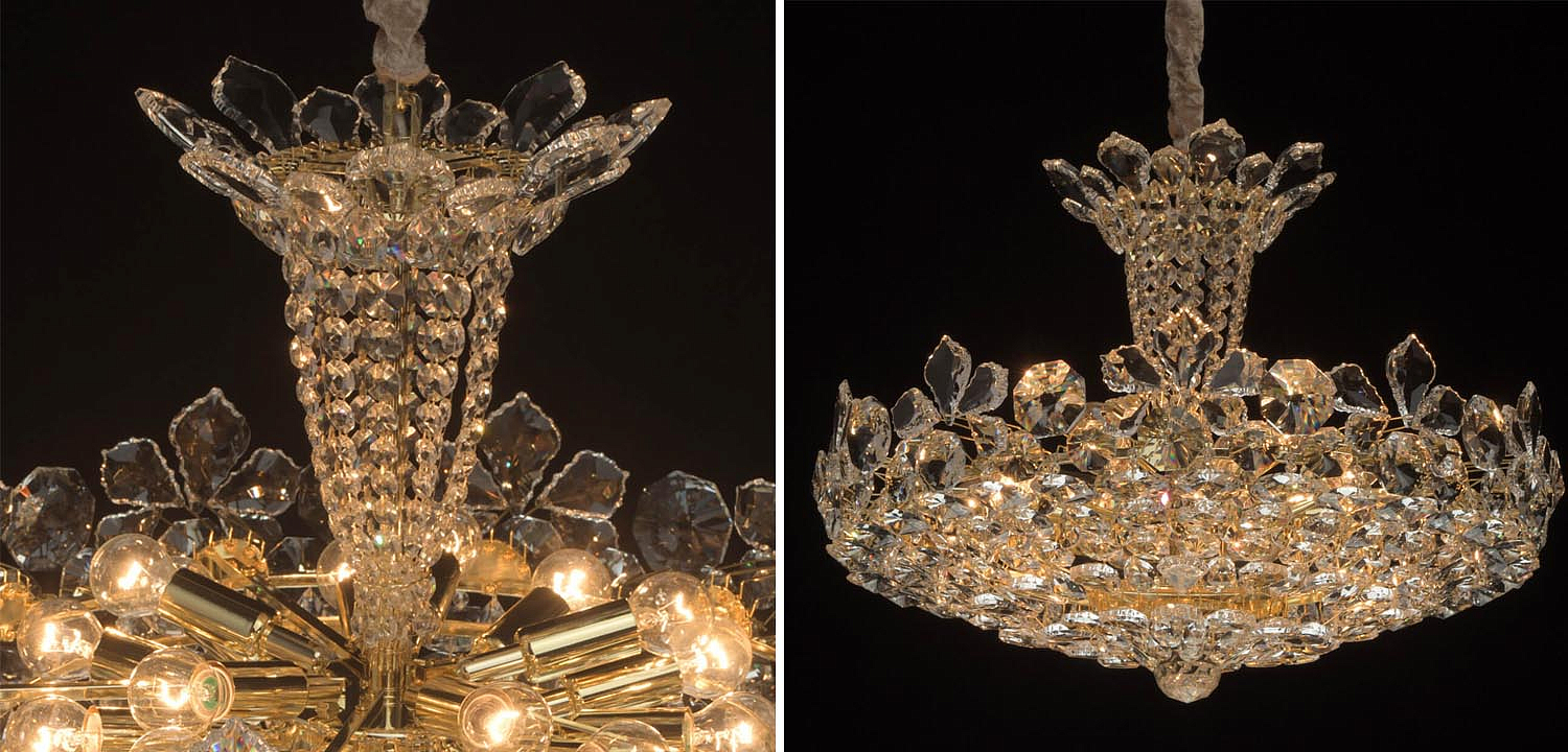 Люстра Griselda Crystal Chandelier gold Люстра Griselda Crystal Chandelier gold - Loft-Concept в Барнауле