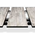 Стол обеденный раздвижной с прямоугольной бежевой столешницей Magali варинант исполнения - 6 | Loft Concept в Барнауле