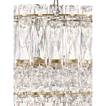 Люстра подвесная круглая из прозрачного хрусталя с золотым корпусом Selfsufficient варинант исполнения - 5 | Loft Concept в Барнауле