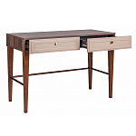 Стол письменный из массива бука с 2-мя ящиками бежевый Wenge Light варинант исполнения - 3 | Loft Concept в Барнауле