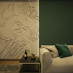 Барельеф PORTRAIT варинант исполнения - 2 | Loft Concept в Барнауле