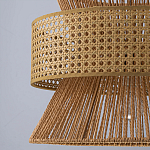 Подвесной светильник с абажуром из натуральных материалов Light Inside the Cell варинант исполнения - 9 | Loft Concept в Барнауле