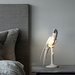 Настольная лампа в виде попугая White Parrot Table Lamp варинант исполнения - 2 | Loft Concept в Барнауле