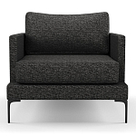 Мебельная ткань Шенилл темно-серый цвет 138 см T4-40 варинант исполнения - 6 | Loft Concept в Барнауле