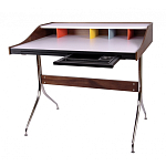 Письменный стол с 2-мя чёрными выдвижными ящиками и нишей с цветными разделителями Ballan варинант исполнения - 1 | Loft Concept в Барнауле