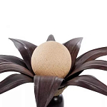 Настольная лампа черная INDONESIAN LAMPS варинант исполнения - 2 | Loft Concept в Барнауле