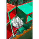 Дизайнерская разноцветная скамья Canton Bench варинант исполнения - 5 | Loft Concept в Барнауле