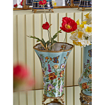 Ваза со стрекозой из фарфора с бронзовыми элементами Paradise Dragonfly варинант исполнения - 5 | Loft Concept в Барнауле