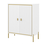 Тумба белая с двумя дверками и полками Antique Order варинант исполнения - 1 | Loft Concept в Барнауле