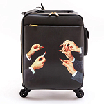 Чемодан дорожный SELETTI Travel Kit Trolley Lipstick Black варинант исполнения - 1 | Loft Concept в Барнауле