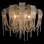 Бра с металиическими цепочками и дугообразными элементами Atlantis Chain варинант исполнения - 2 | Loft Concept в Барнауле