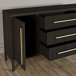 Буфет Primo с тремя ящиками и двумя фасадами Темный орех варинант исполнения - 6 | Loft Concept в Барнауле