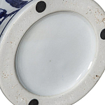 Ваза с бело-синей росписью и изображением цветов Blue & White Ornament варинант исполнения - 2 | Loft Concept в Барнауле