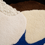 Ковер ручной работы Electric blue and popcorn варинант исполнения - 2 | Loft Concept в Барнауле