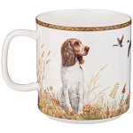 Кружка из фарфора с изображением фазанов и собаки 400 мл Hunting Porcelain Collection варинант исполнения - 1 | Loft Concept в Барнауле