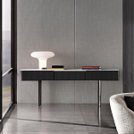 Консоль чёрная с 3-мя выдвижными ящиками Lou варинант исполнения - 3 | Loft Concept в Барнауле