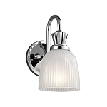 Бра с матовым ребристым плафоном в форме колокола Kichler варинант исполнения - 1 | Loft Concept в Барнауле