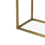 Консоль прямоугольная на золотом каркасе с 2-мя ящиками Warwick варинант исполнения - 3 | Loft Concept в Барнауле