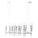 Люстра подвесная прямоугольная с 10-ю цилиндрическими плафонами LIAISON варинант исполнения - 5 | Loft Concept в Барнауле